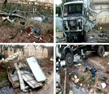 14 muertos y 26 heridos después de un atentado contra un vehículo que trasladaba a detenidos