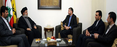 Sayyed Nasrallah recibe el ayudante del ministro del exterior iraní