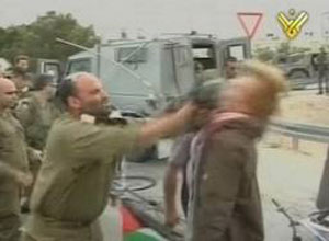 Fue golpeado por un coronel del Ejército israelí