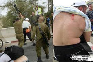 Fue golpeado por un coronel del Ejército israelí