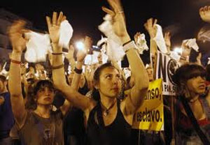 Los indignados vuelven a protestar en España