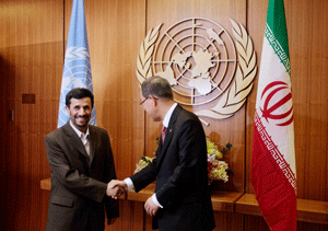 Reunión entre Ahmadineyad y Ki-moon en el marco de (Río+20)