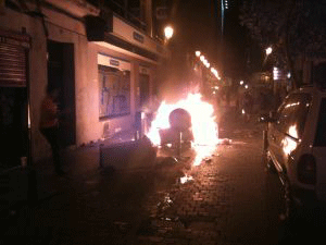 15 detenidos y 39 heridos en manifestaciones de España