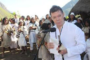 Santos se reúne con las comunidades indígenas de Cauca