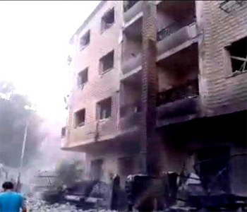 Explosión de una bomba en el barrio damasceno de Sayeda Zainab