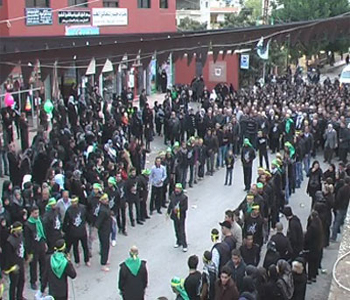 Marchas en el sur de Líbano para conmemorar el noveno día de Ashura