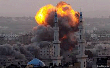 En el sexto día de la agresión continúa el bombardeo contra Gaza