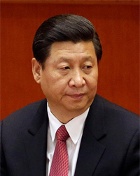Los siete miembros de la cúpula del Partido Comunista en China