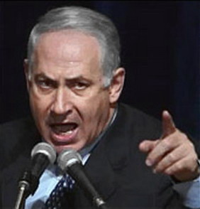 Bajo frio y nieve alemanes se manifiestan contra la visita de Netanyahu a Berlín