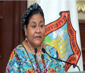 rigoberta+menchu Menchú responsabiliza a política de Obama de la matanza de Connecticut