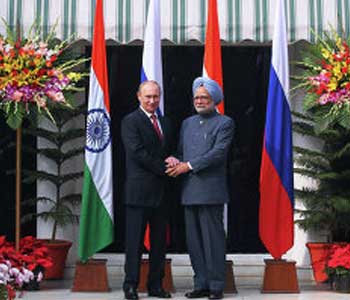 singh+putin+india+rusia Rusia e India promueven cooperación bilateral
