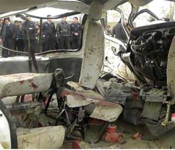 autobús+china Accidente en la provincia china de Jiangxi