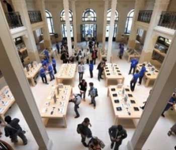 asalto+apple+francia+paris+millon+euros Robo a mano armada con un botín de un millón de euros