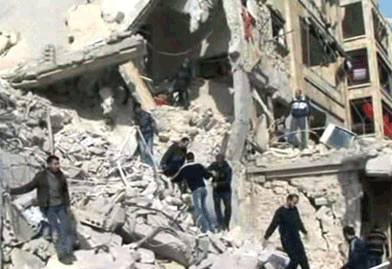 atentado en alepo provocado por un proyectil lanzado Atentados en Alepo y Daraa causan varias víctimas mortales