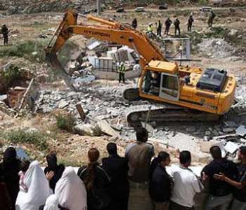 hogares+destruidas+palestina+heridos El ejercito israelí destruyó hogares de palestinos en Silwan