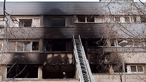 Incendio en un edificio en la localidad de Gennevilliers en Francia