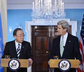 ban+ki+moon+kerry+onu+eeuu Ban y Kerry ignoran represión policial en Bahréin
