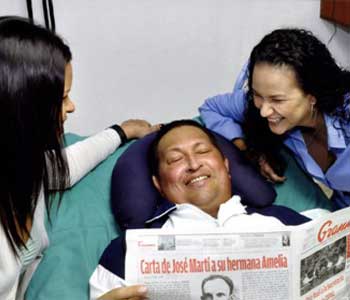 chavez+hijas+cuba No puede hablar bien