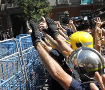 huelga+bombero+espana Bomberos madrileños ya no colaboran con desahucios