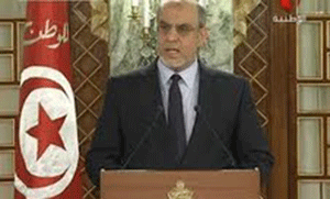 Hammadi Ybali, jefe del gobierno tunecino, renuncia oficialmente