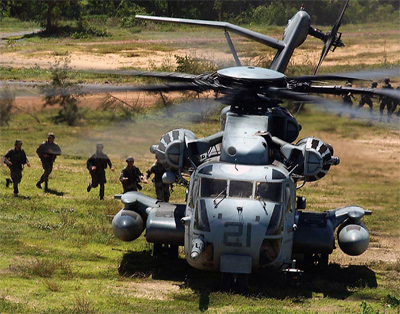 sikorsky ch-53 Estrellado un helicóptero militar de EEUU cerca de Corea del Norte