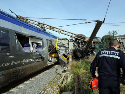 colision de tren en marsella Accidente ferroviario en Francia