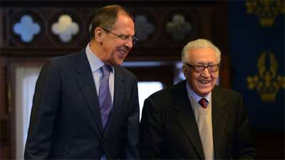 lavrov brahimi Lavrov da por probable la dimisión de Brahimi