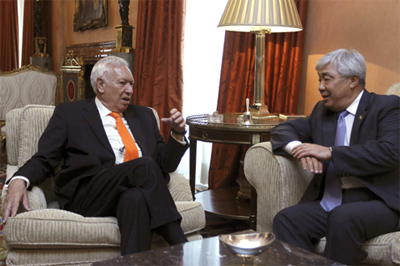 relaciones bilaterales entre españa y kazajistan Kazajistán y España desarrollan sus relaciones bilaterales en varios ámbitos