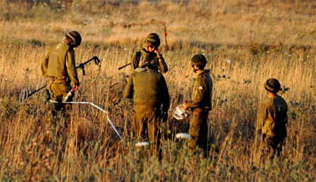 soldados israelies Muere un soldado israelí al estallar una mina en altos de Golán