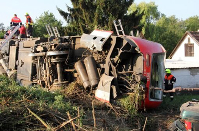 Choque ferroviario en Alemania causa 13 heridos