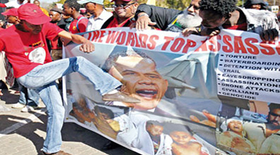 obama visita sudafrica Concluye visita de Obama a Sudáfrica en medio de protestas