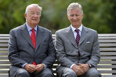 rey alberto ii y el principe felipe de belgica Alberto II de Bélgica abdica en su hijo Felipe