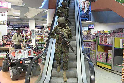 asalto a un centro comercial en kenia