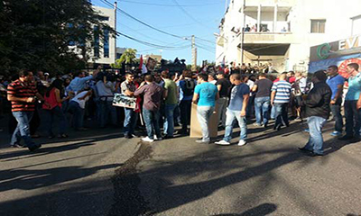 manifestacion en beirut