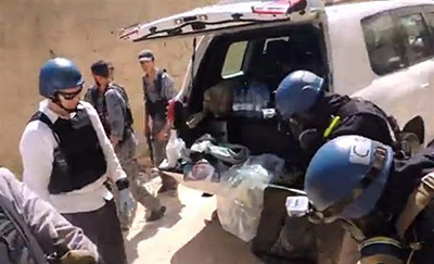 Los inspectores han completado su primer día de trabajo en Siria