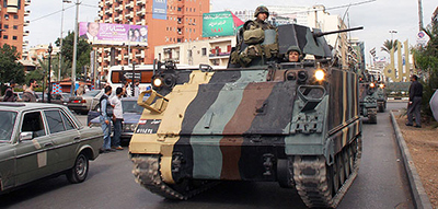 tripoli bajo el mando del ejercito