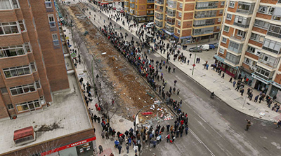 La presión vecinal paraliza la obra del Bulevar en Burgos