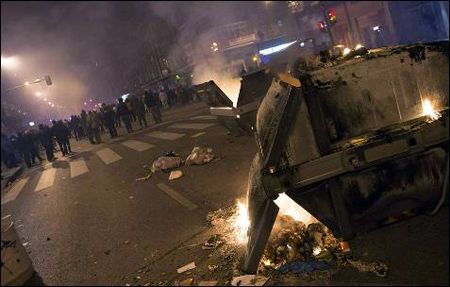 Quinto día consecutivo de protestas en España