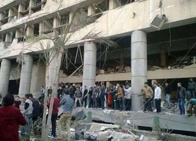 Una secuencia de tres bombas atruenan la capital de Egipto