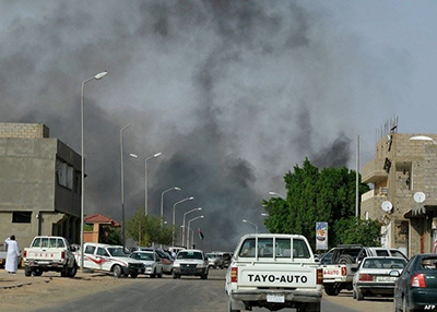 Libia bajo ley de excepción por combates en el sur