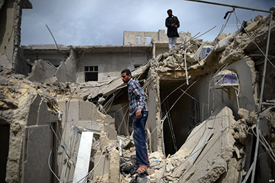 bombardeo sobre arsal