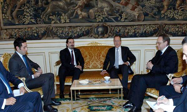 encuentro entre lavrov y saad hariri