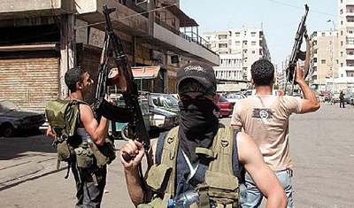los armados se apoderan de las calles de tripoli