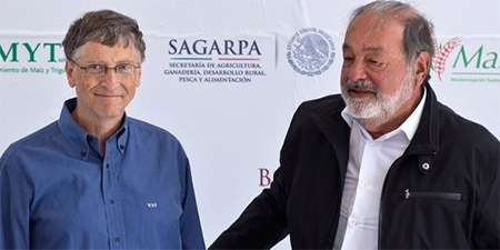 bill gates y carlos slim