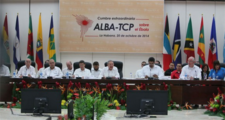 reunion del alba Cuba, el ALBA y la lucha contra el Ébola y el terrorismo
