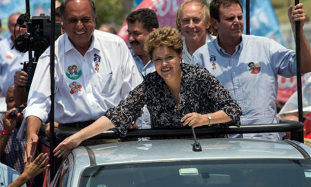 Expectativa por mejora económica favorece a Rousseff Expectativa por mejora económica favorece a Rousseff