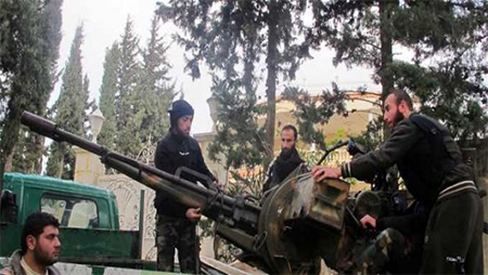 milicianos cerca de idlib Ataque terrorista frustrado en el noroeste de Siria