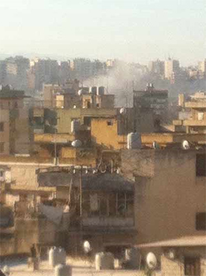 humo sale de la zona de combate Partidarios de Daesh y Al-Nusra en Líbano encienden Trípoli