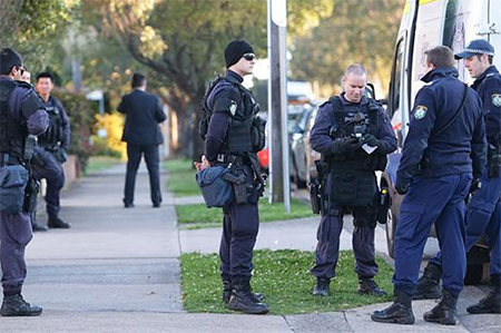 operacion policial en Austria