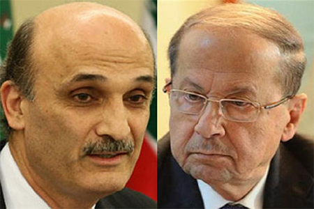 duelo presidencial entre aoun y geagea Duelo por la presidencia de Líbano entre Aoun y Geagea